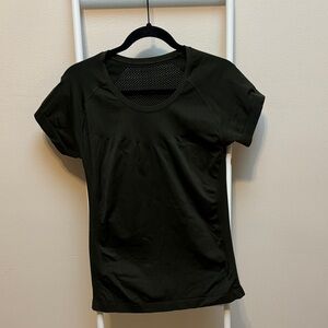 Women's Dark Green Athletic Top